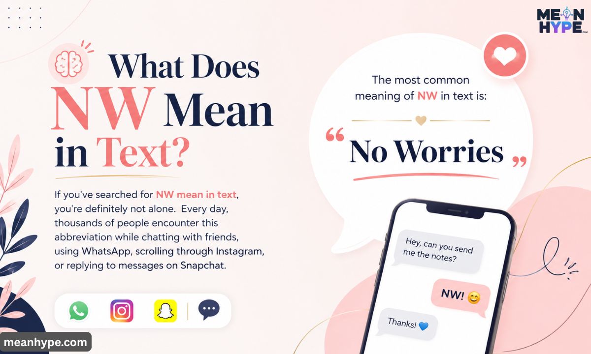 NW mean in text