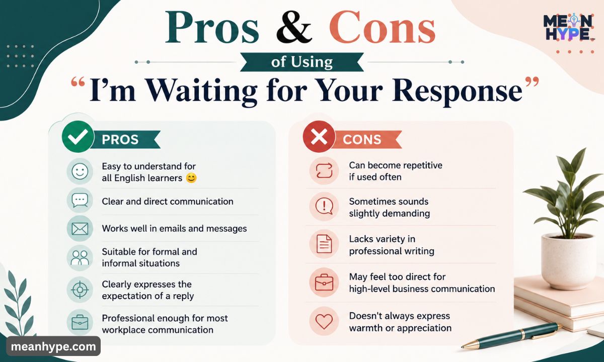other ways to say “I’m waiting for your response”