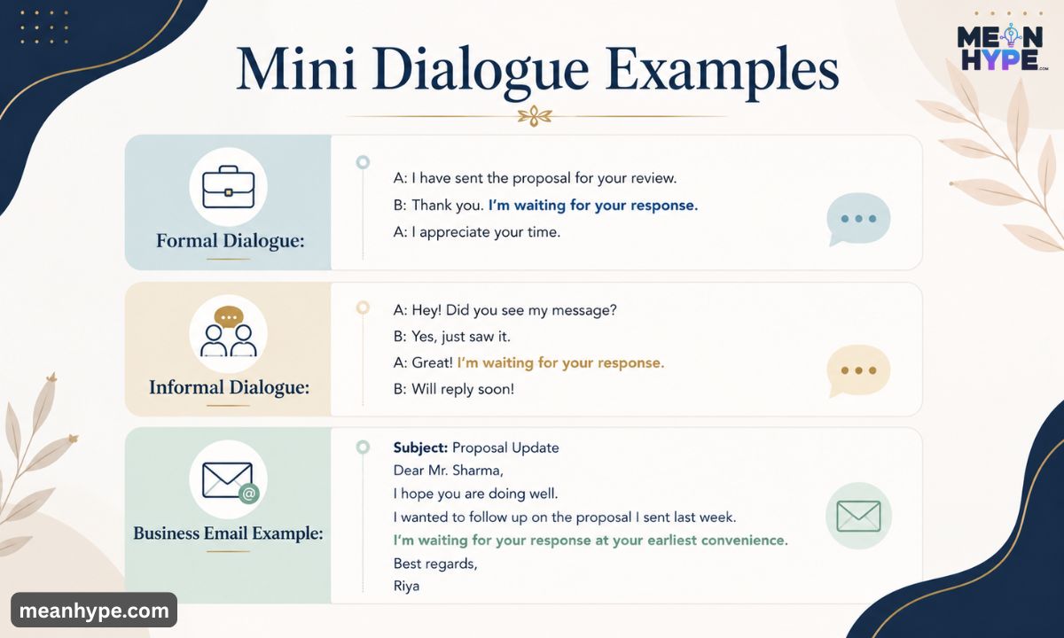other ways to say “I’m waiting for your response”