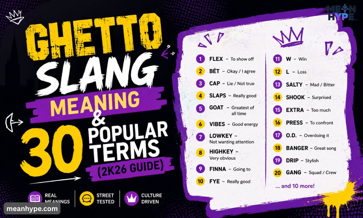 ghetto slang