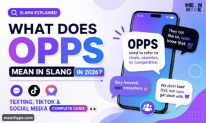 What Does Opps Mean in Slang