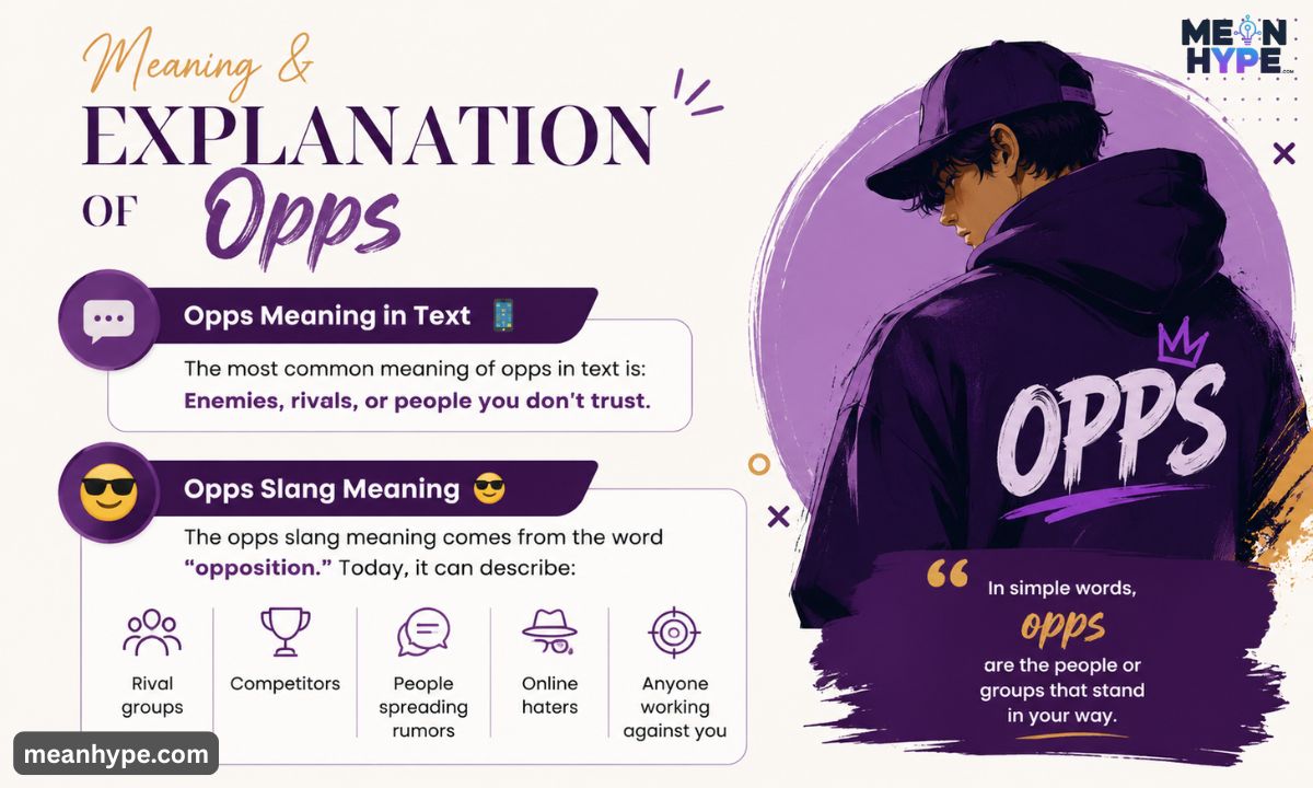 What Does Opps Mean in Slang