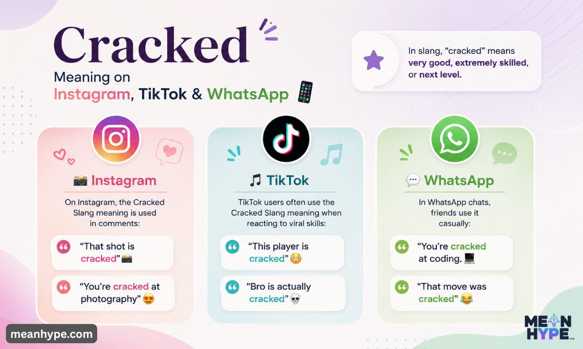 Cracked Slang meaning