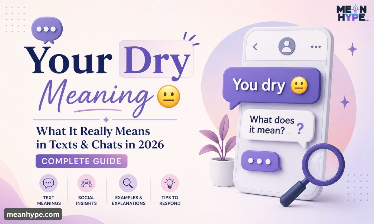 your dry meaning