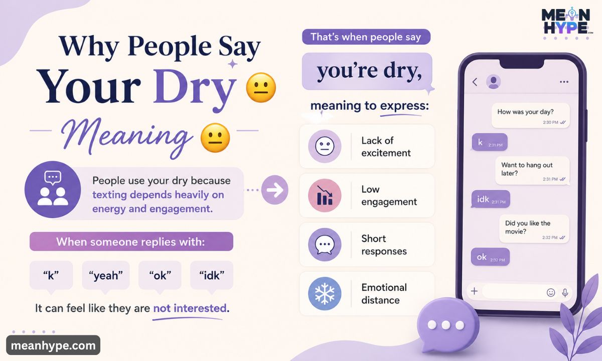 your dry meaning