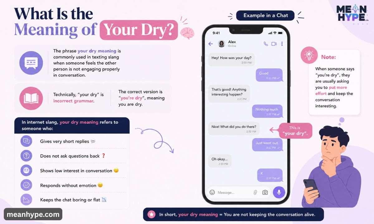 your dry meaning