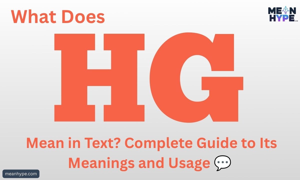 HG Mean in Text