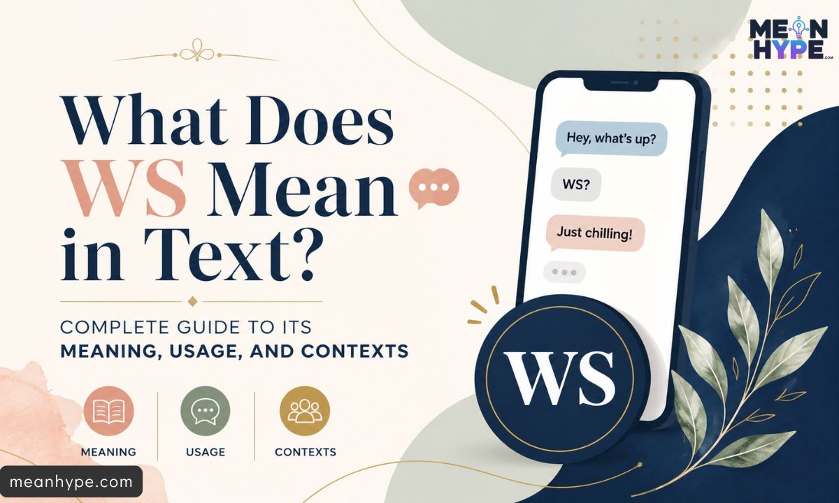 WS mean in text
