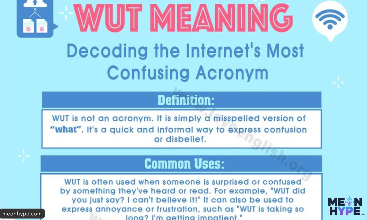 WUT mean in text