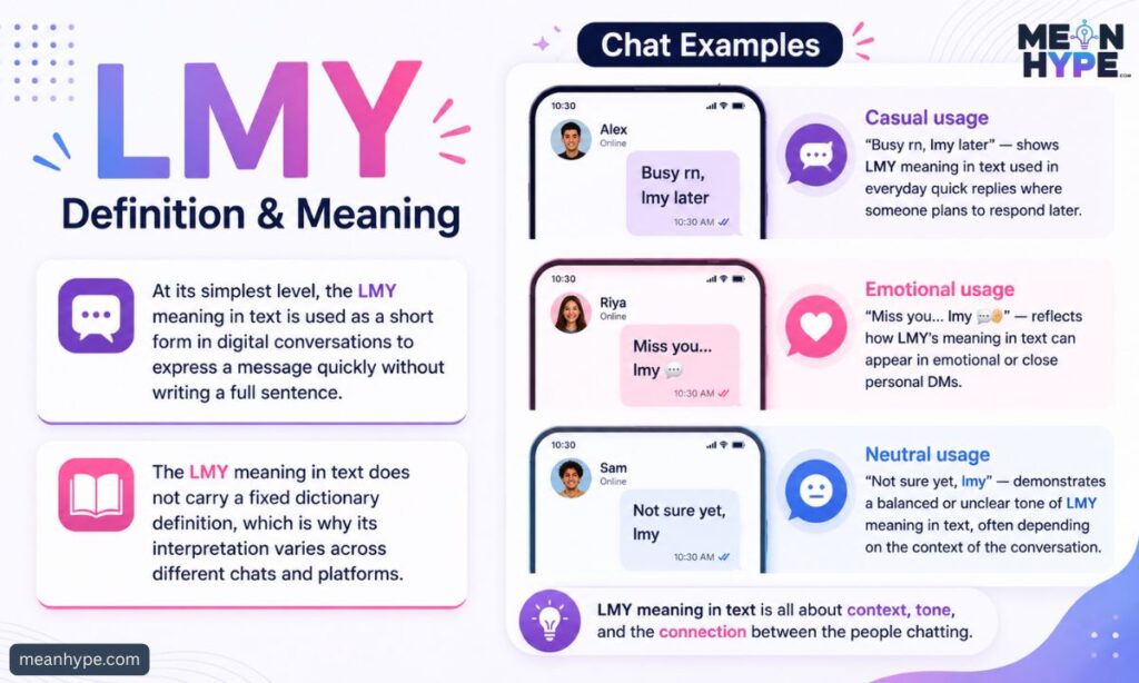 lmy meaning in text