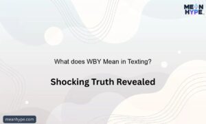 wby meaning in text