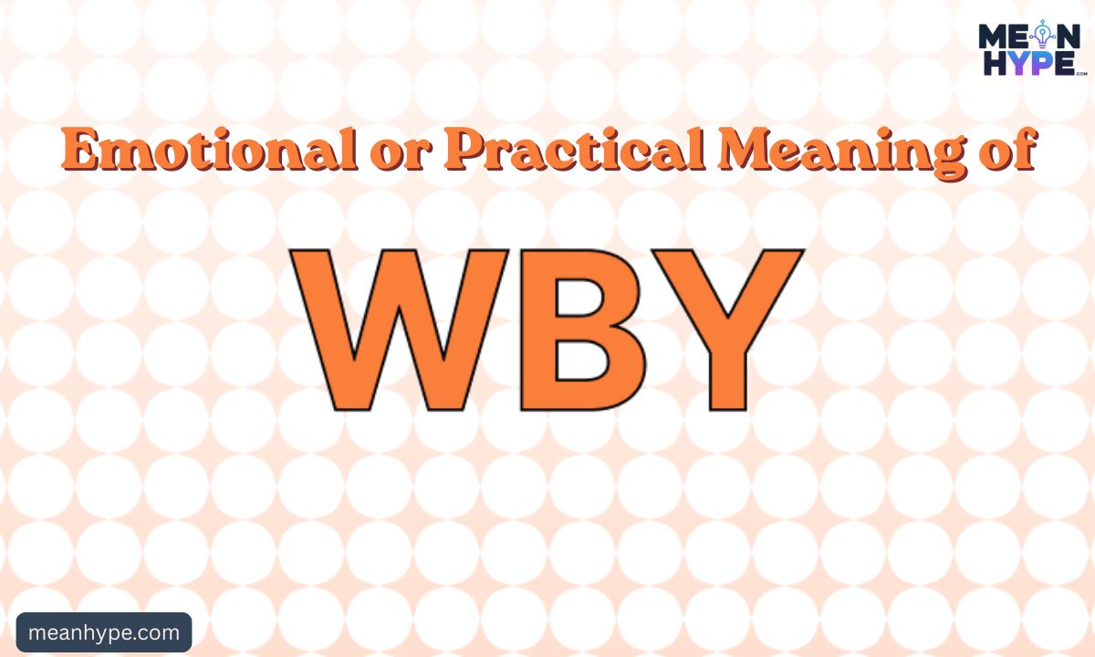 wby meaning in text