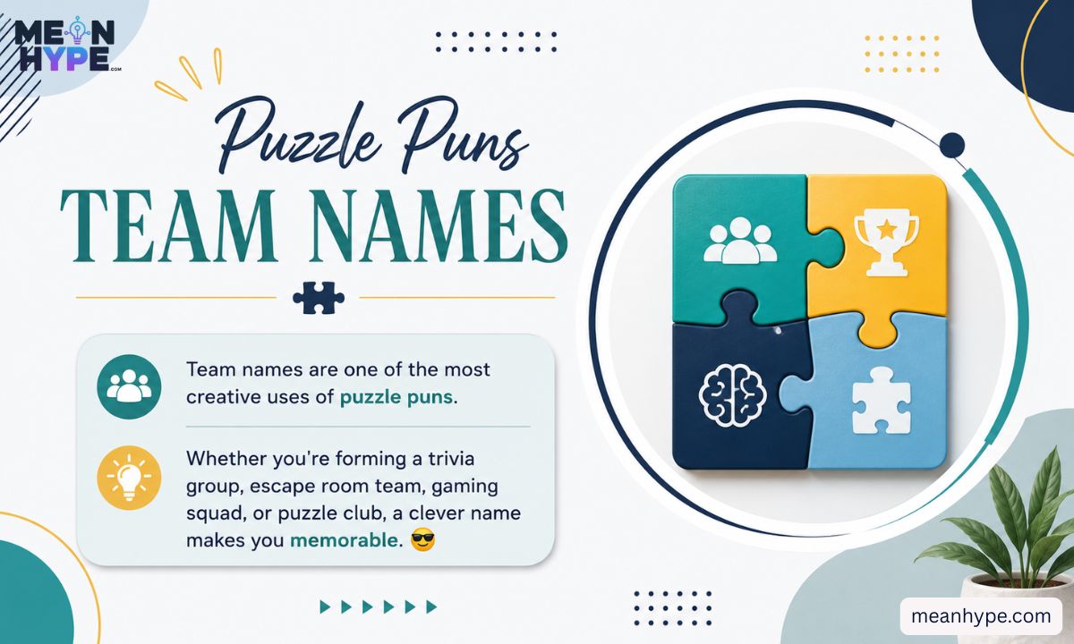 puzzle puns