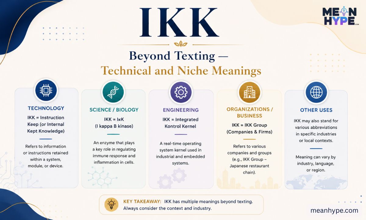 IKK meaning in text