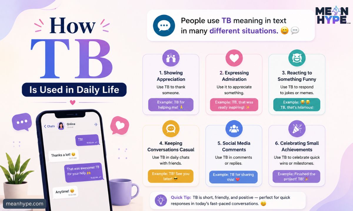 TB meaning in text