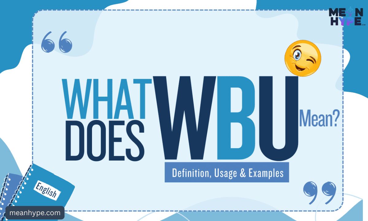 WBU meaning in text