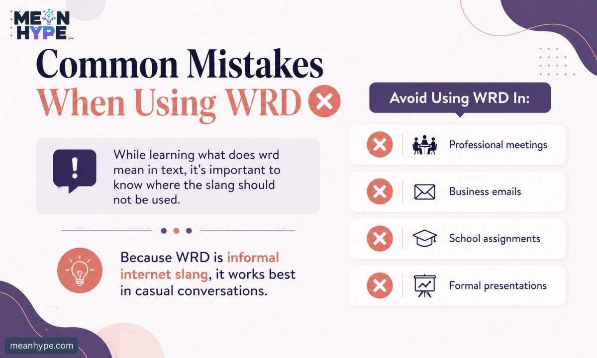 what does wrd mean in text
