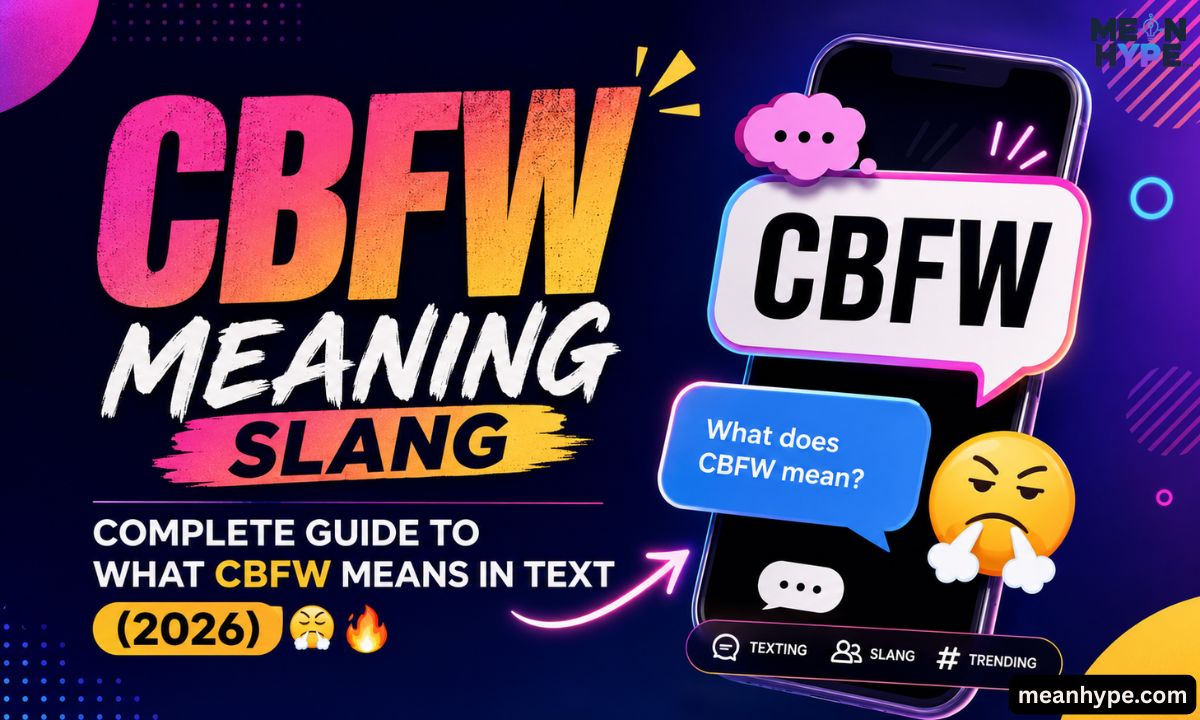 CBFW Meaning Slang