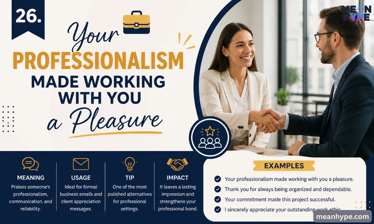 Other Ways to Say “It Was a Pleasure Working With You”