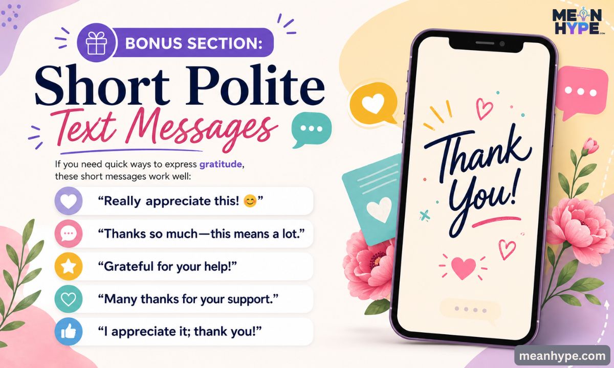 Other Ways to Say “I Appreciate It”