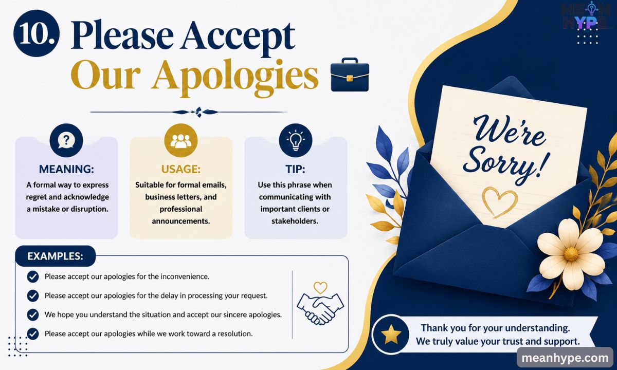 Other Ways to Say “Sorry for the Inconvenience”