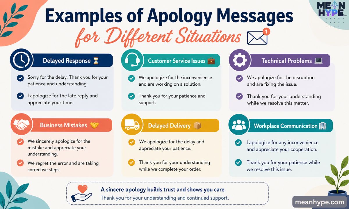 Other Ways to Say “Sorry for the Inconvenience”