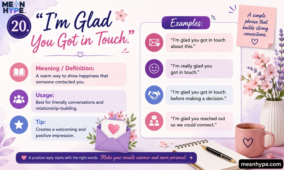 Other Ways to Say “Thank You for Reaching Out to Me”