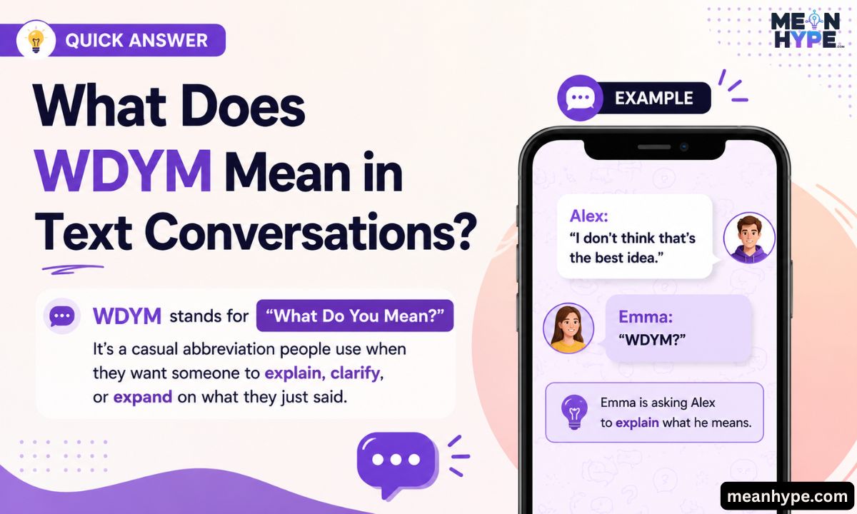 WDYM Mean in Text