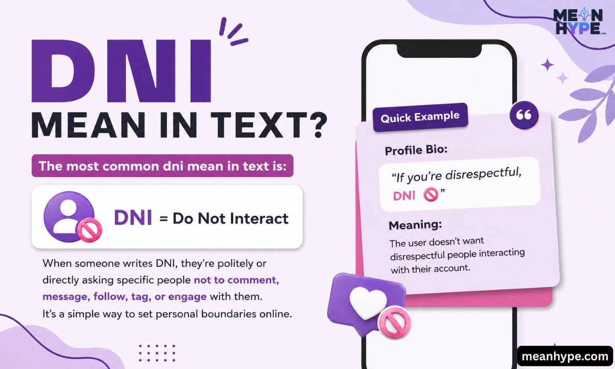 dni mean in text