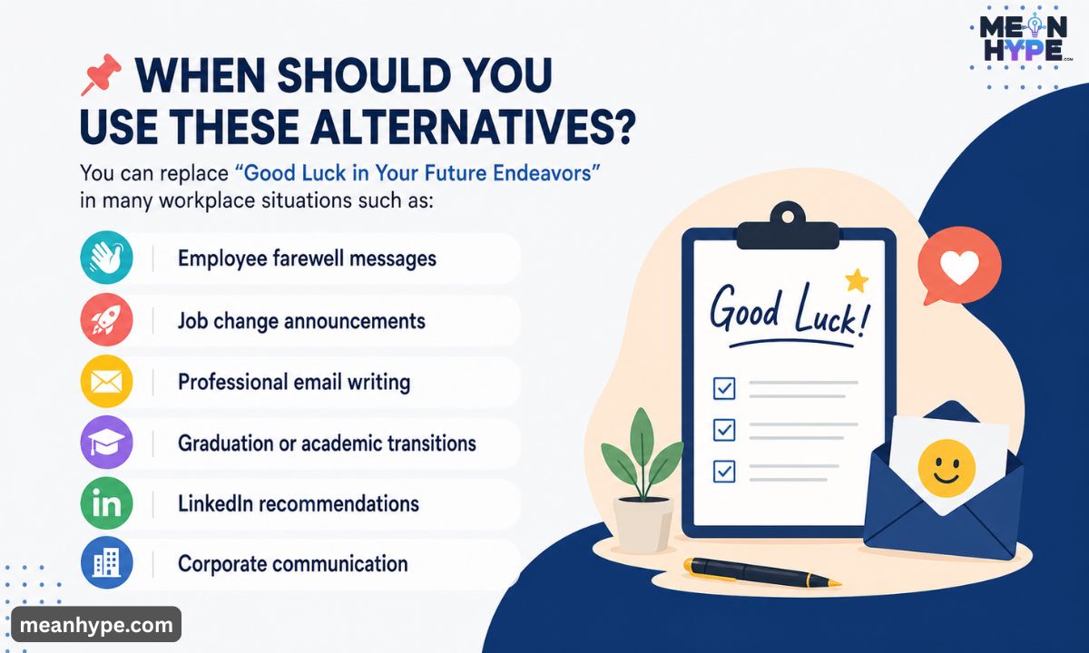 Professional Ways to Say “Good Luck in Your Future Endeavors”