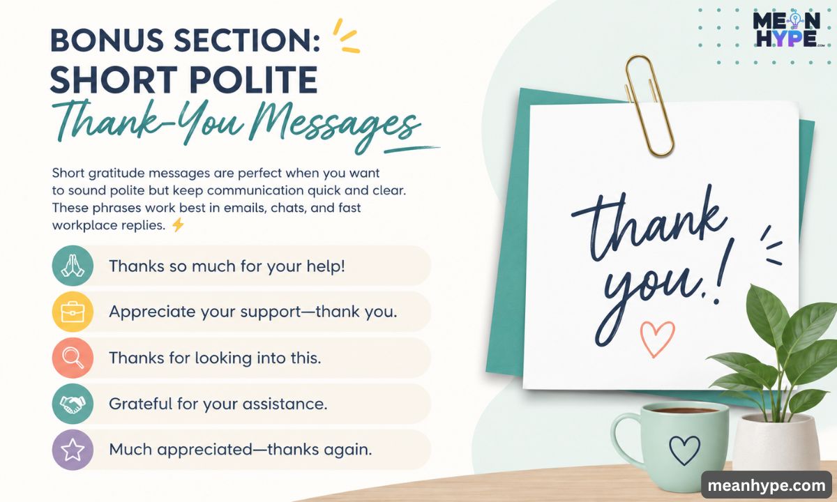 Ways to Say “Thank You for Your Assistance in This Matter”