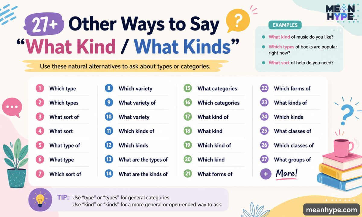 what kind vs what kinds