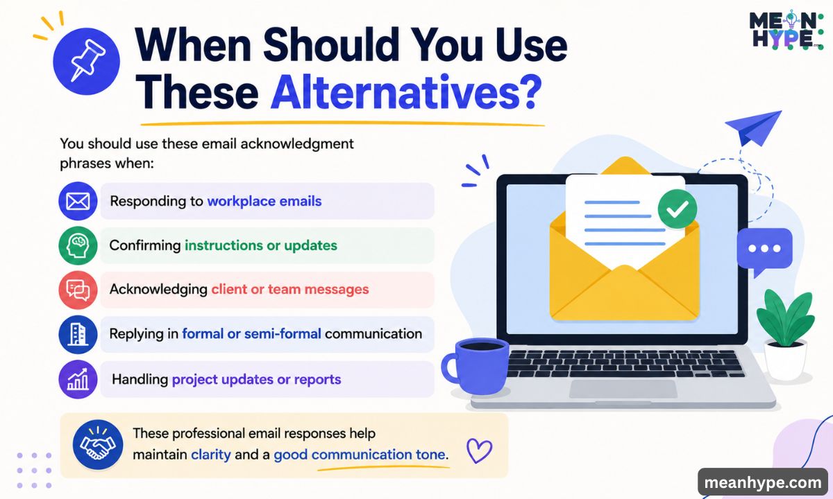 Other Ways to Say “Well Noted” in an Email at Work