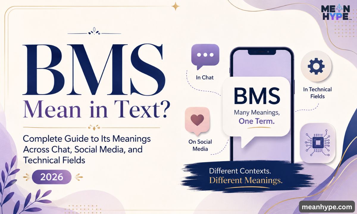 BMS mean in text
