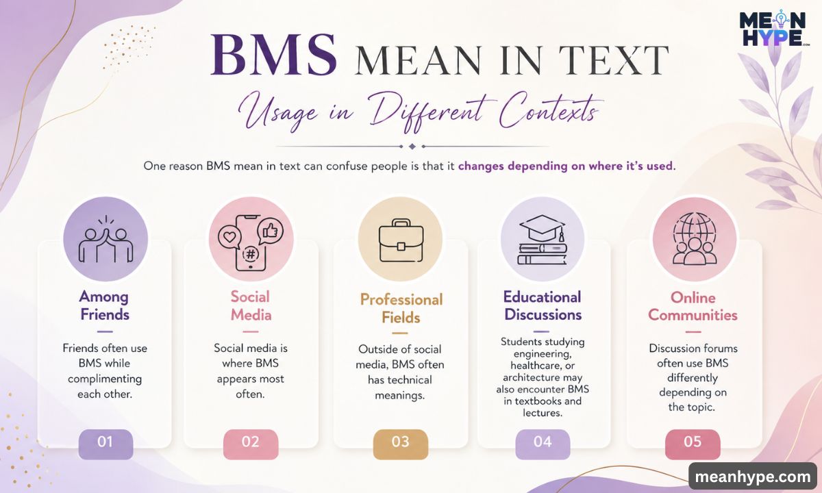 BMS mean in text