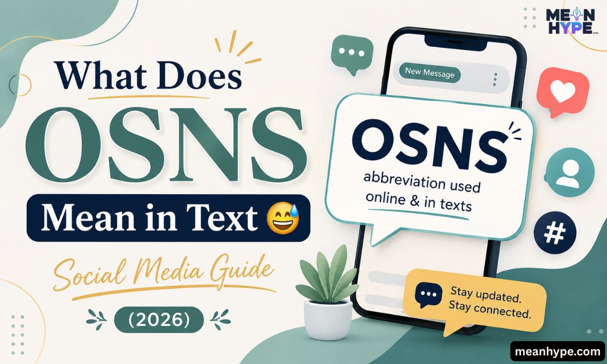 osns mean in text